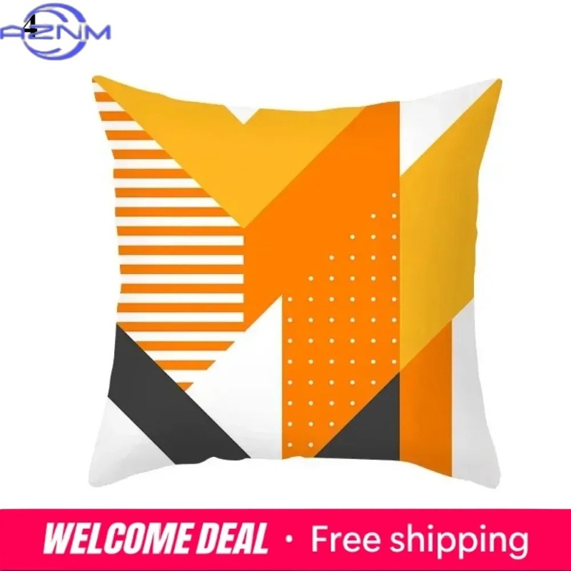 Boho Orange Abstract Cushion C - Century Textile & Sewing Supply Reviews ulasan dan harga