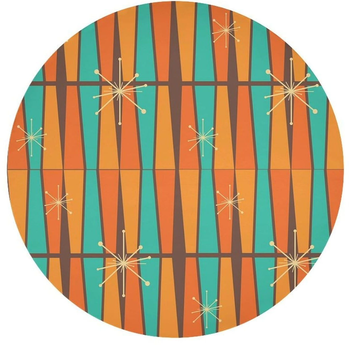 Mid Century Modern Orange Yell - Century Textile & Sewing Supply Reviews ulasan dan harga