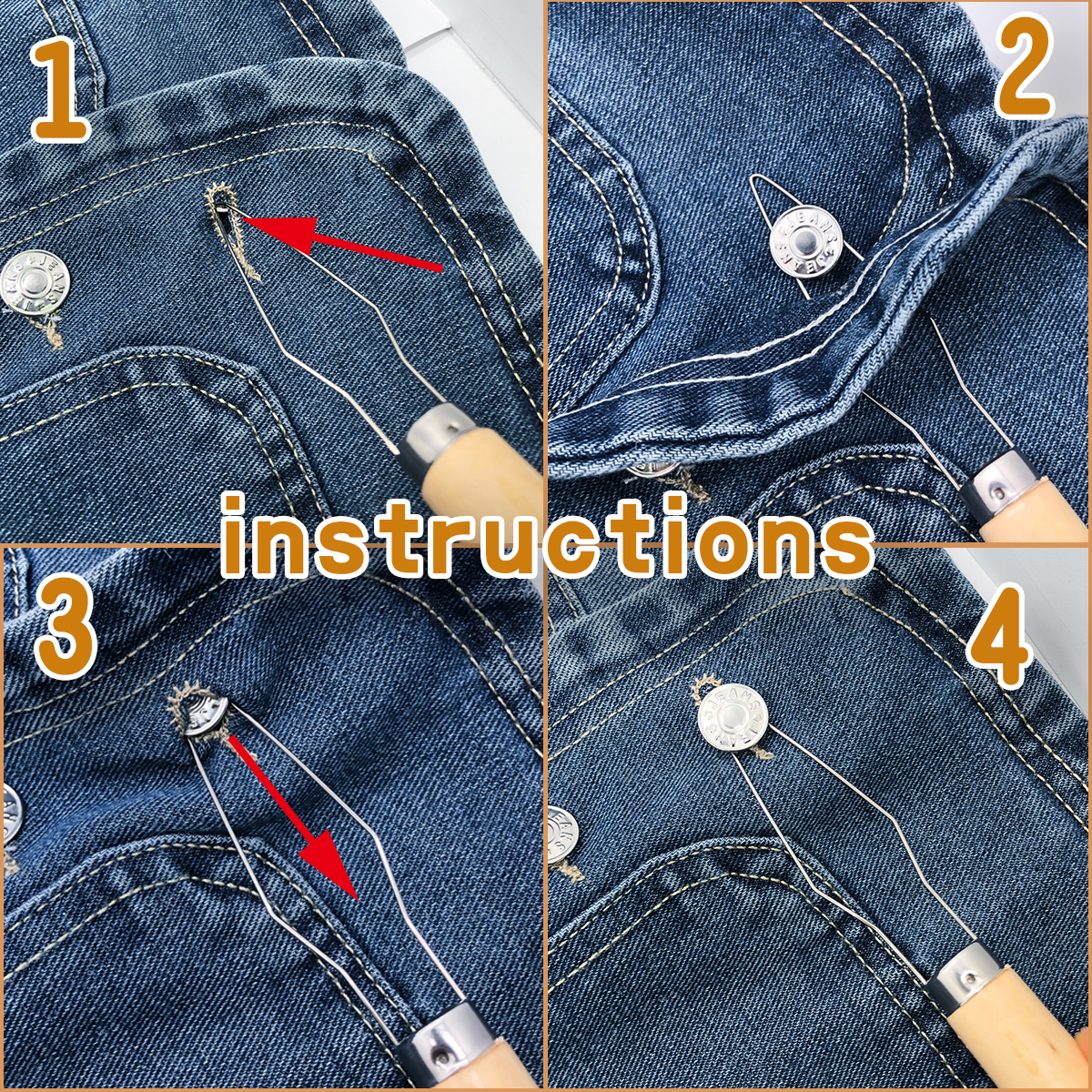Quick Button Insertion Tool fo - Sewing Tas ulasan dan harga