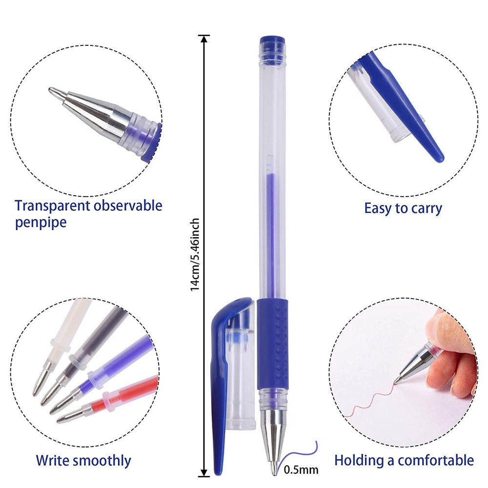 20pcs Heat Erasable Pens Set H - Fabric Marking Pen ulasan dan harga