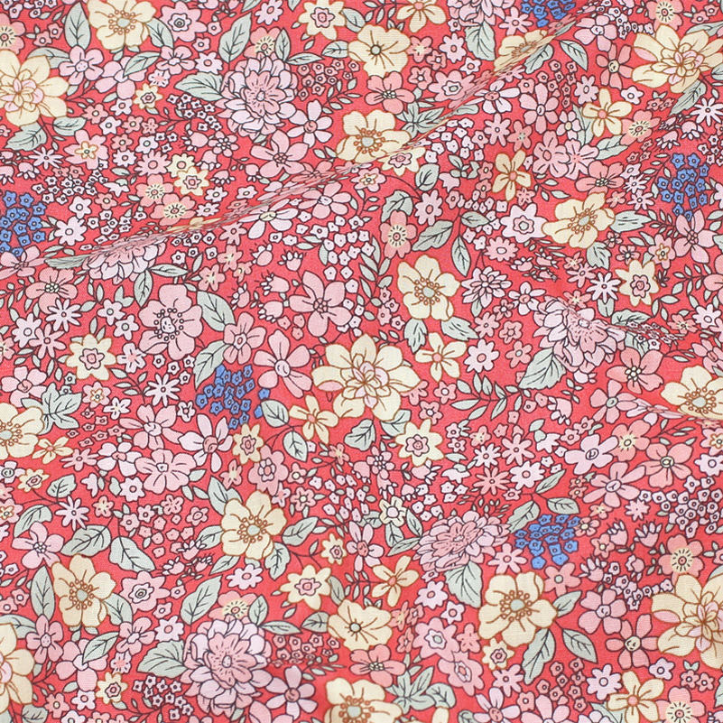 Liberty Fabric Floral Cotton P - Vintage Sewing Textile ulasan dan harga