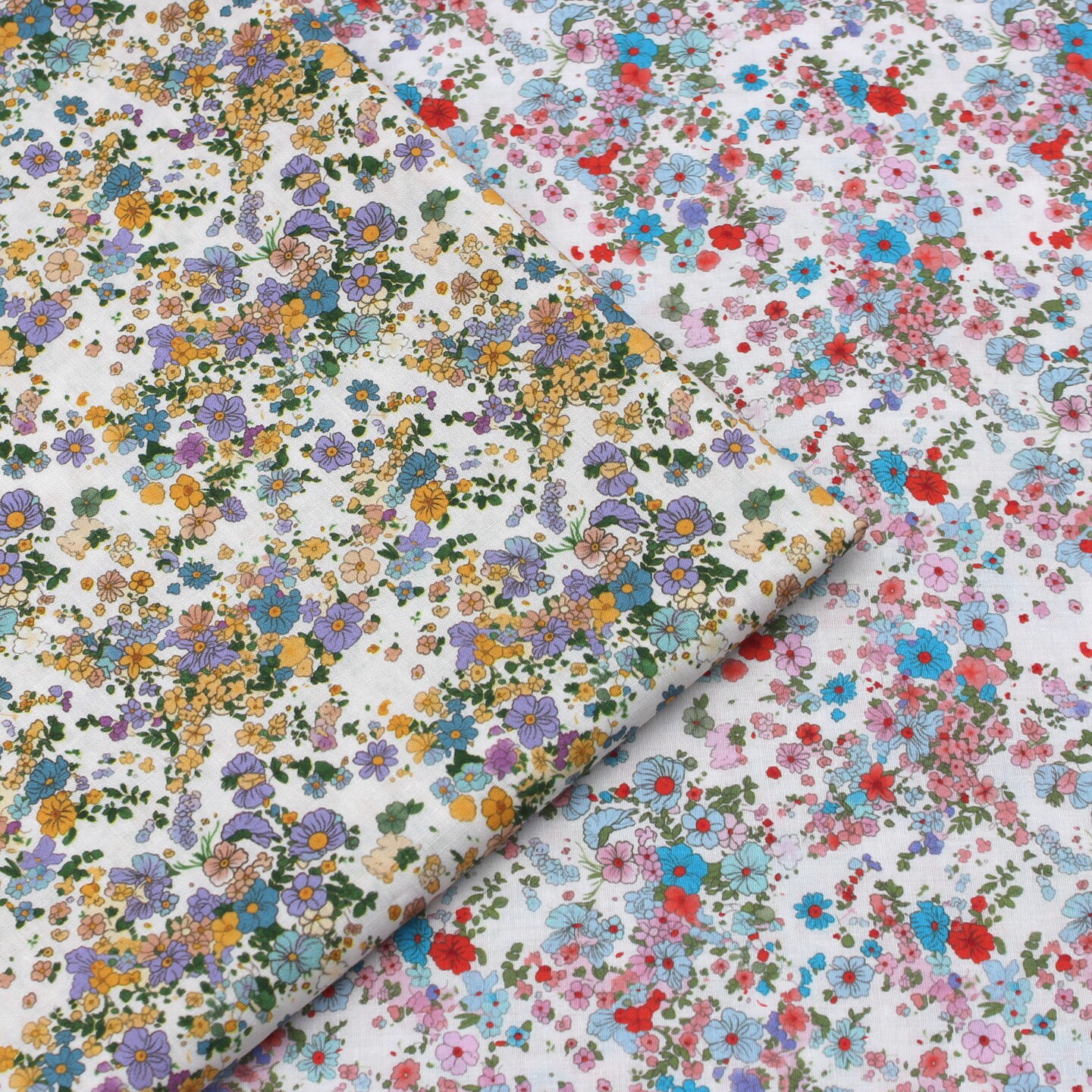 Vintage Floral 100% Cotton Fab - Vintage Sewing Textile ulasan dan harga
