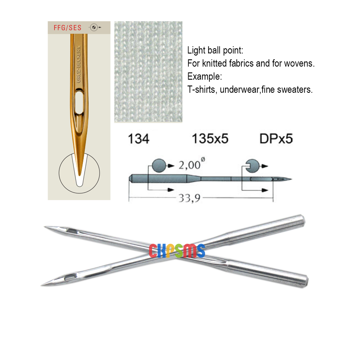 100PCS Groz-Beckert 134R 135X5 - Industrial Textile Sewing Machine ulasan dan harga