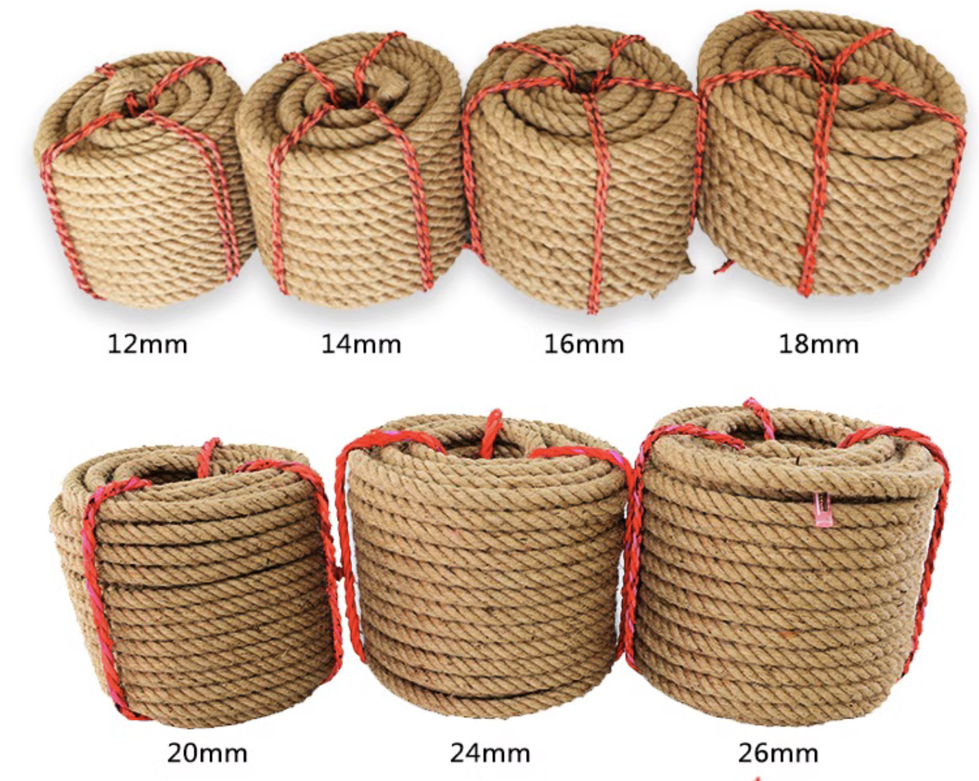 5/6/8/10mm Vintage Jute Rope S - Vintage Sewing Textile ulasan dan harga