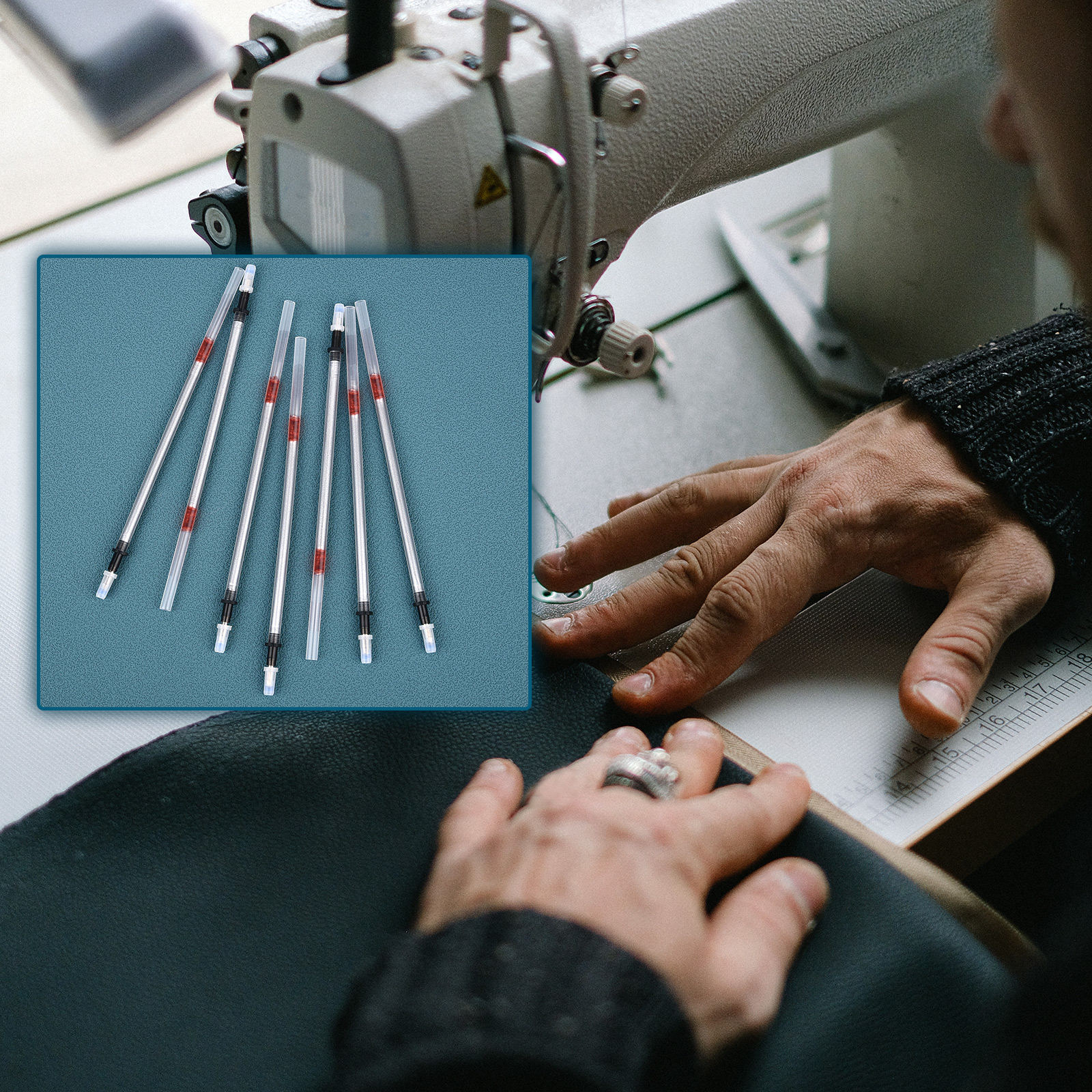 5/10/20Pcs Leather Scribing Re - Fabric Marking Pen ulasan dan harga