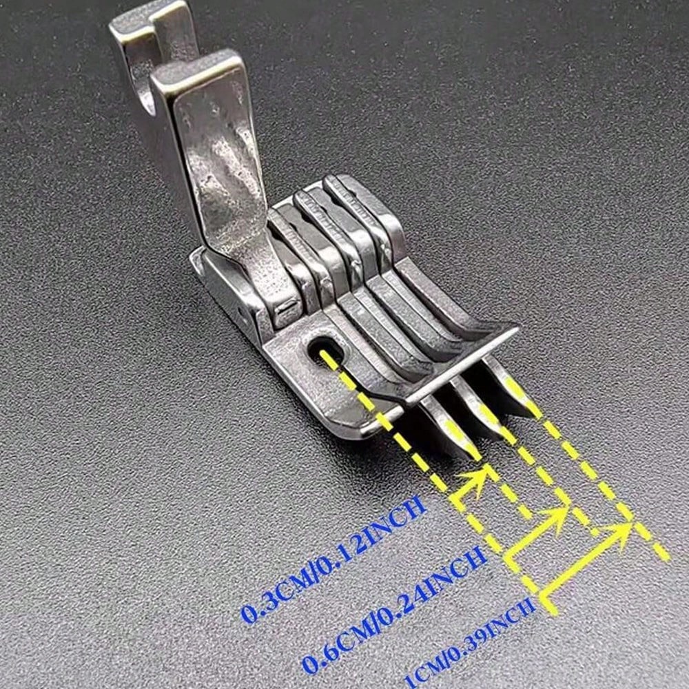 1Pc SP-18 Right Three Edge Gui - Rolled Hem Foot ulasan dan harga