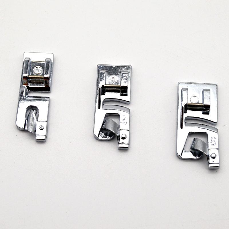 HOT! 3pcs 3mm, 4mm 6mm Narrow  - Rolled Hem Foot ulasan dan harga