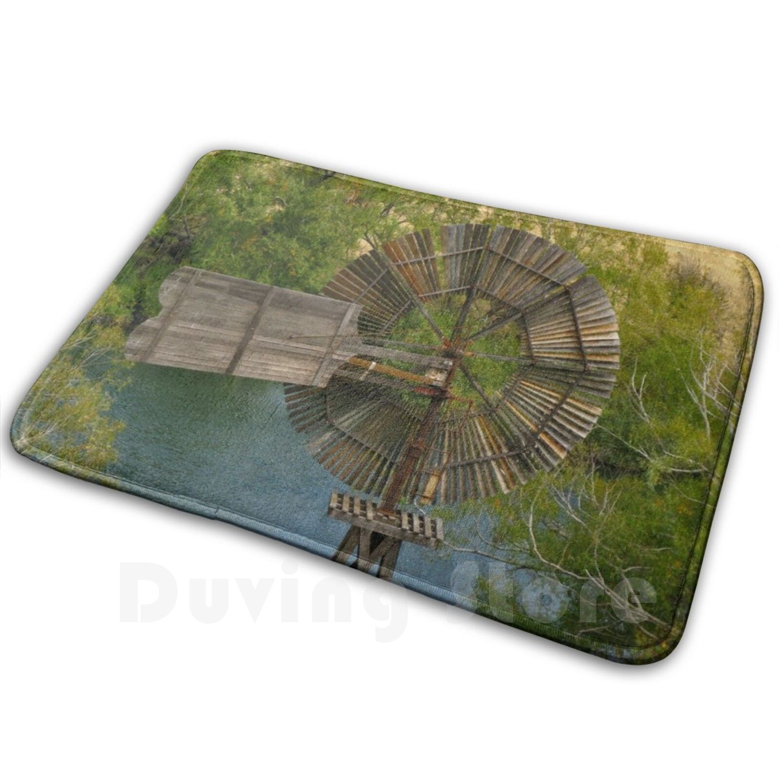 Wooden Windmill Carpet Mat Rug - Century Textile & Sewing Supply Reviews ulasan dan harga