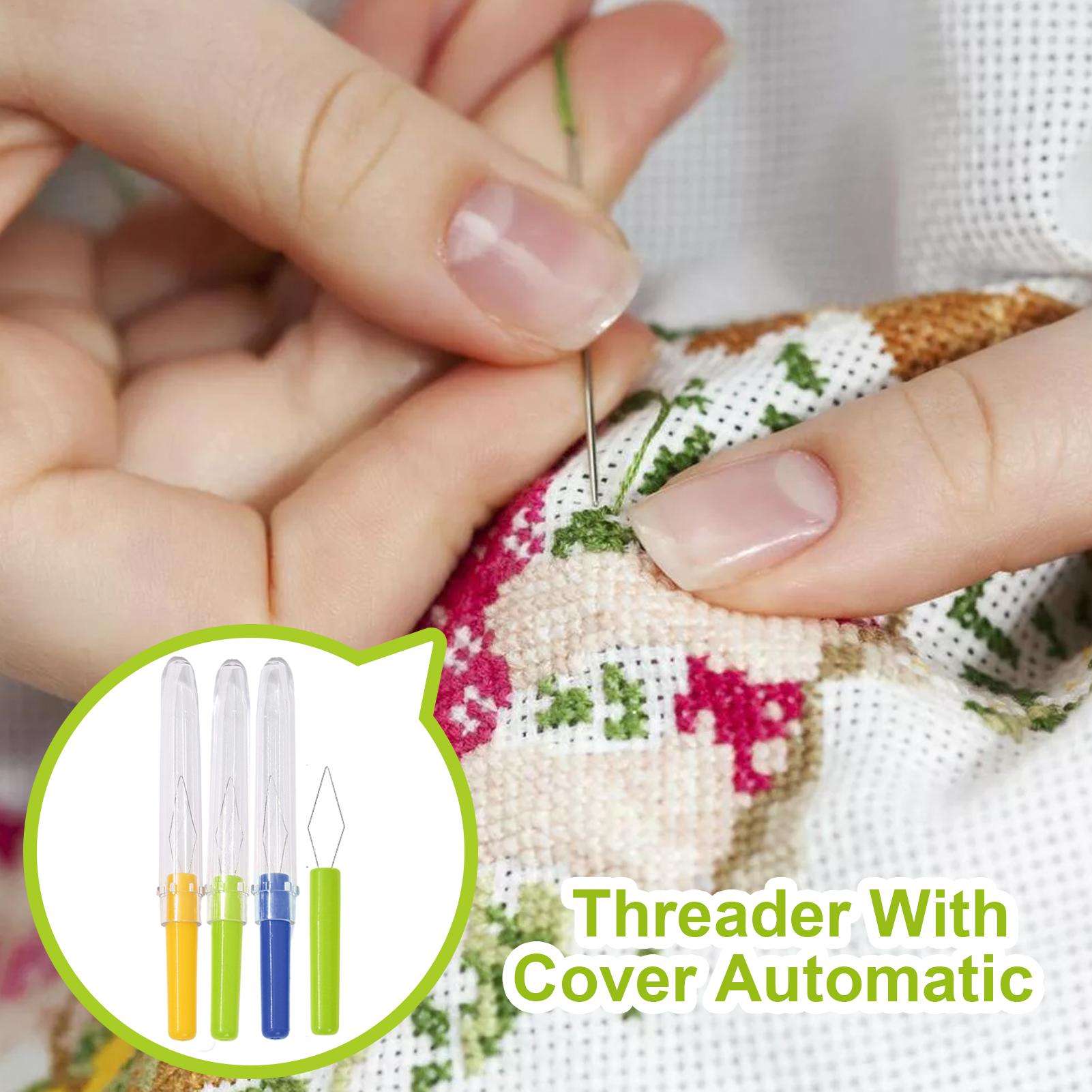 3pcs Auto Needle Threader Port - Sewing Tas ulasan dan harga