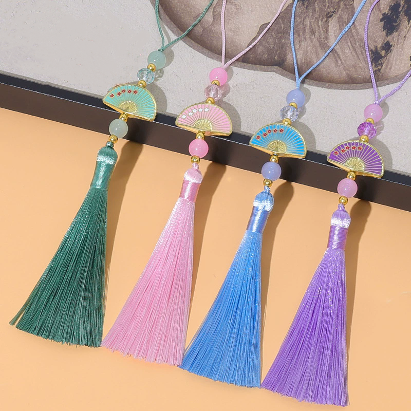 10pcs Vintage Bead Fan Tassels - Vintage Sewing Textile ulasan dan harga