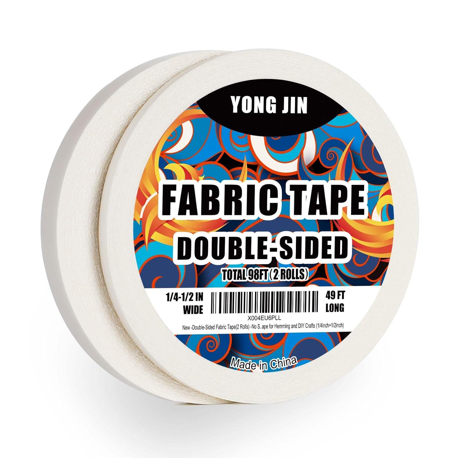 Double-Sided Fabric Tape 2 Rol - Sewing Repair ulasan dan harga