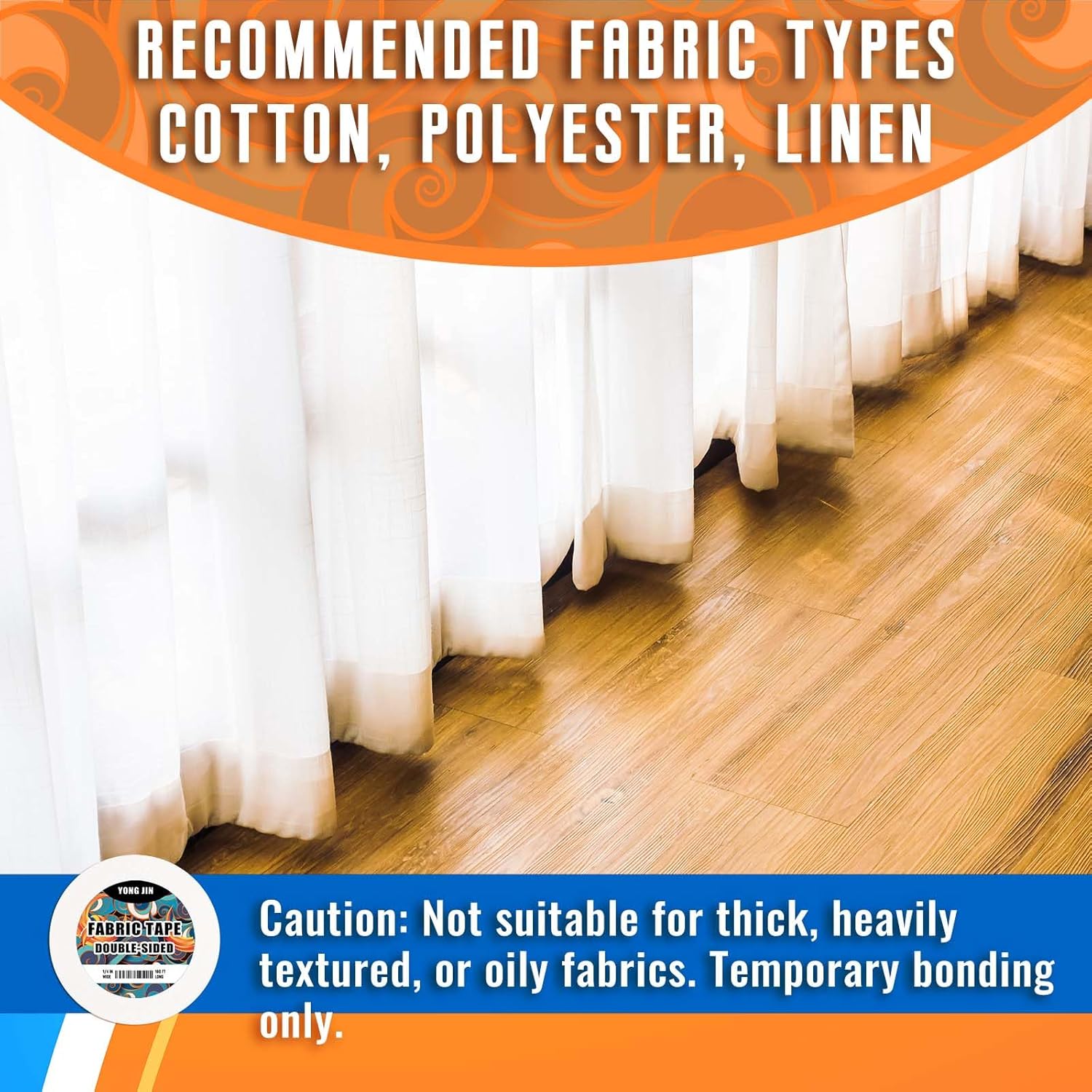 Double-Sided Fabric Tape 2 Rol - Sewing Repair ulasan dan harga