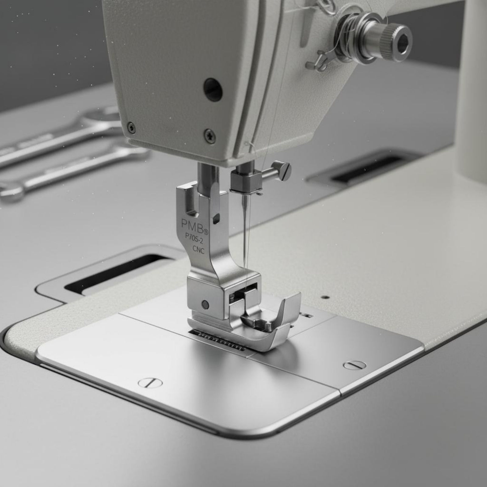 Perimeter Binding Foot CNC Pre - Rolled Hem Foot ulasan dan harga