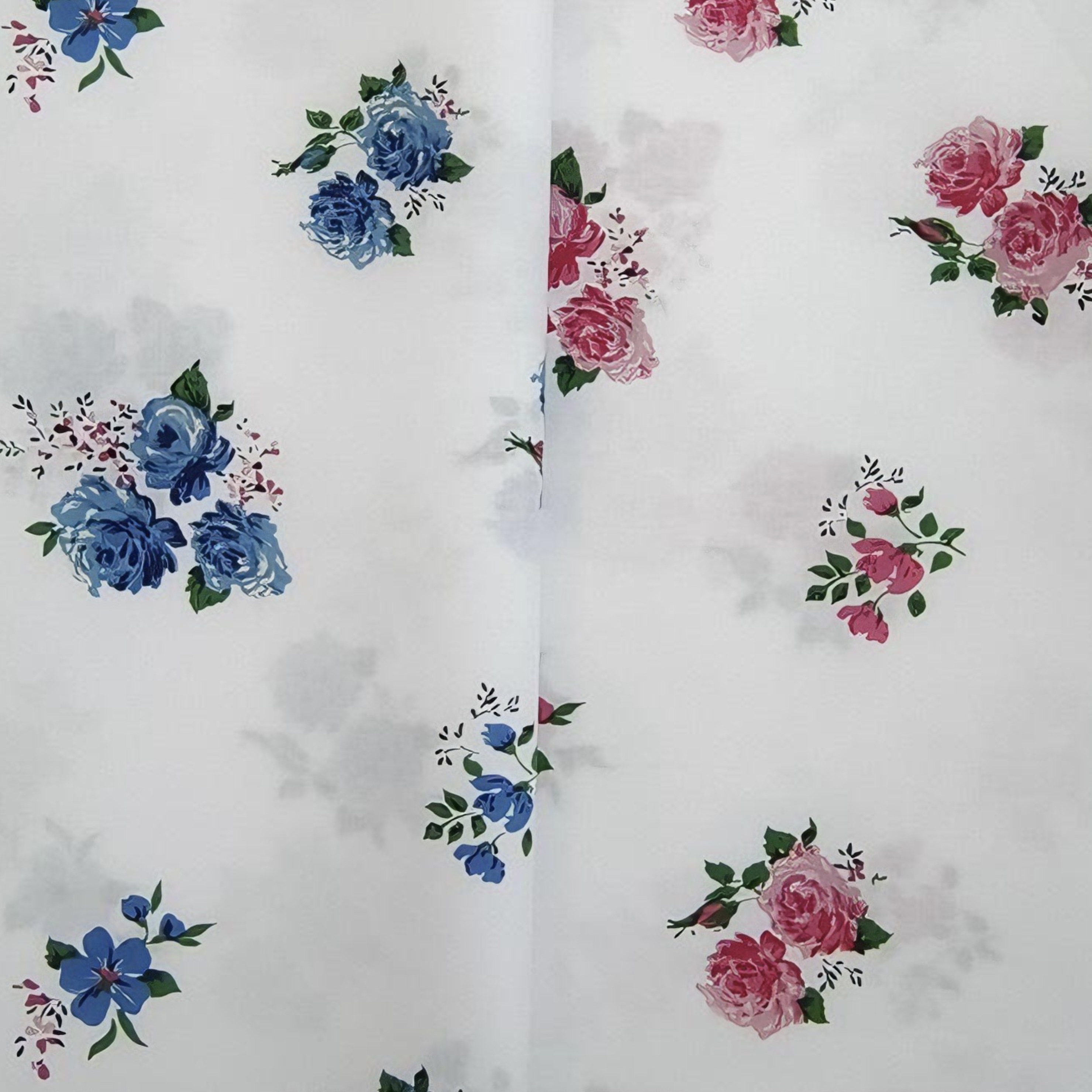 145x50cm Vintage Floral Printe - Vintage Sewing Textile ulasan dan harga
