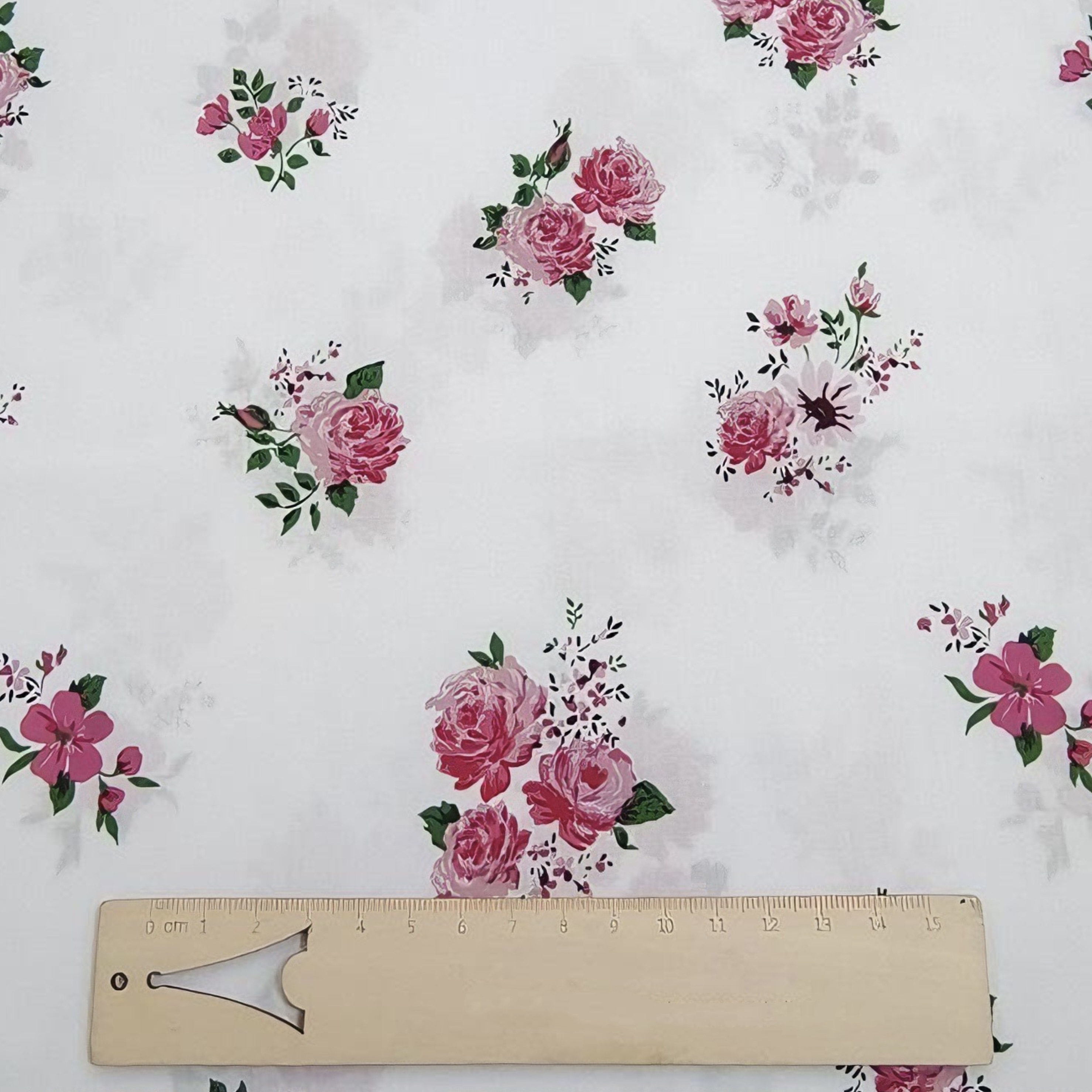 145x50cm Vintage Floral Printe - Vintage Sewing Textile ulasan dan harga