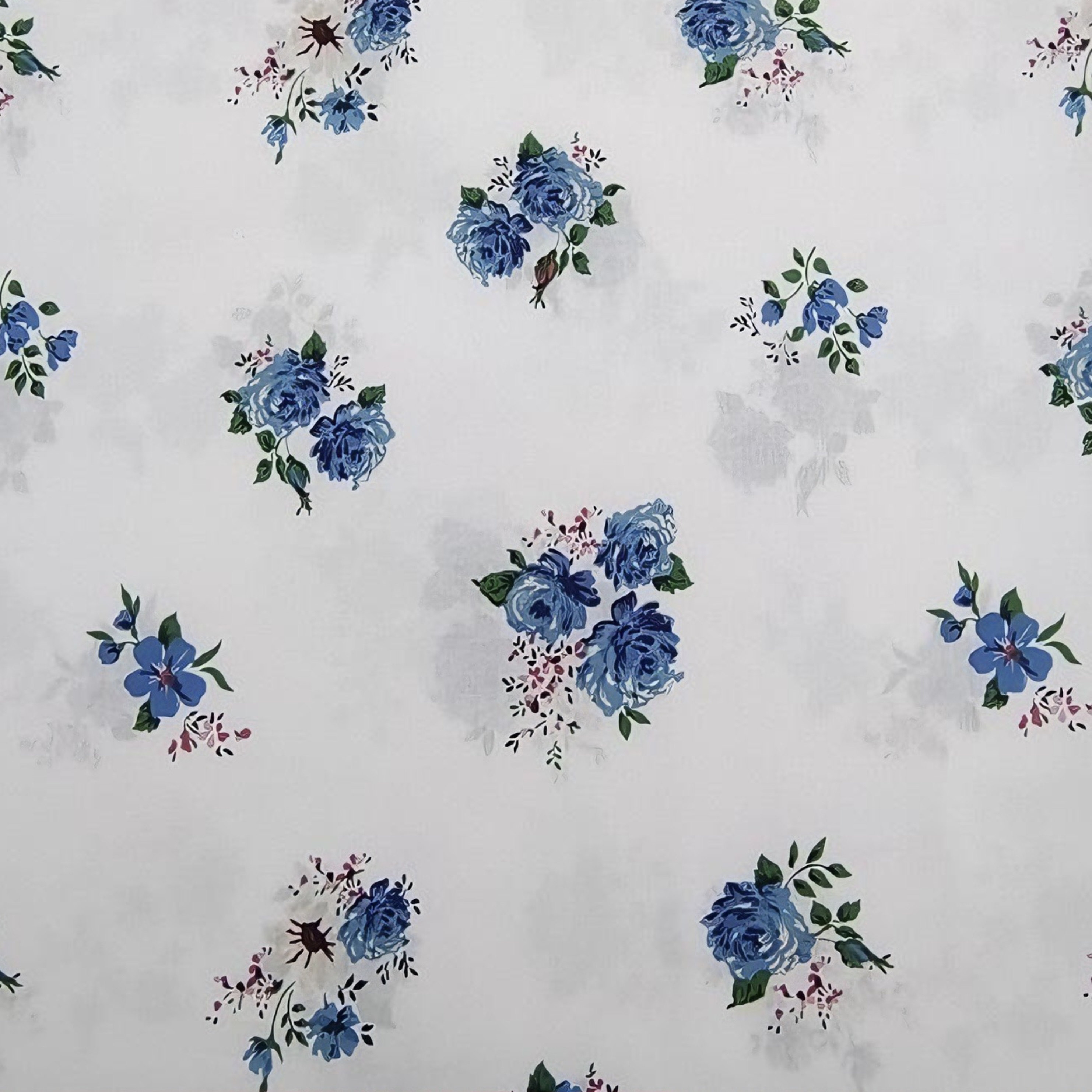 145x50cm Vintage Floral Printe - Vintage Sewing Textile ulasan dan harga