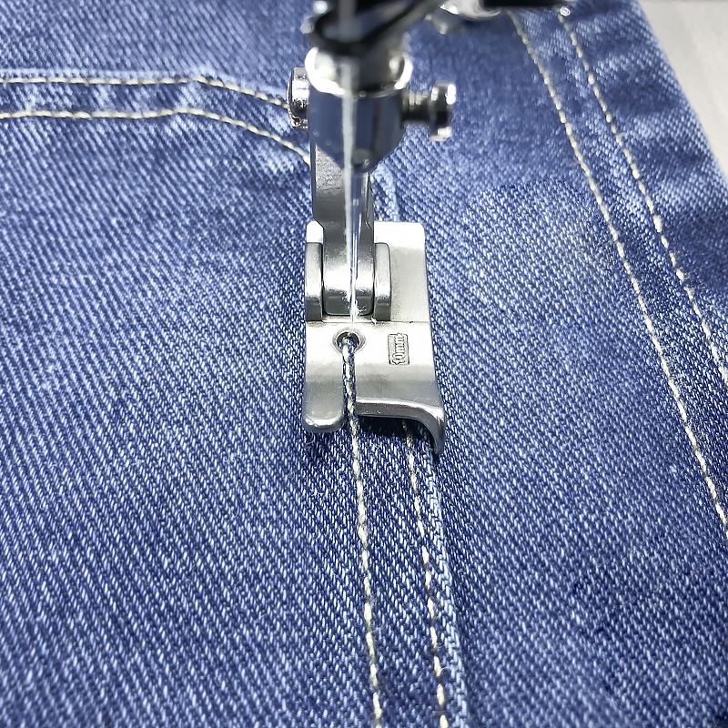Industrial flat sewing machine - Rolled Hem Foot ulasan dan harga