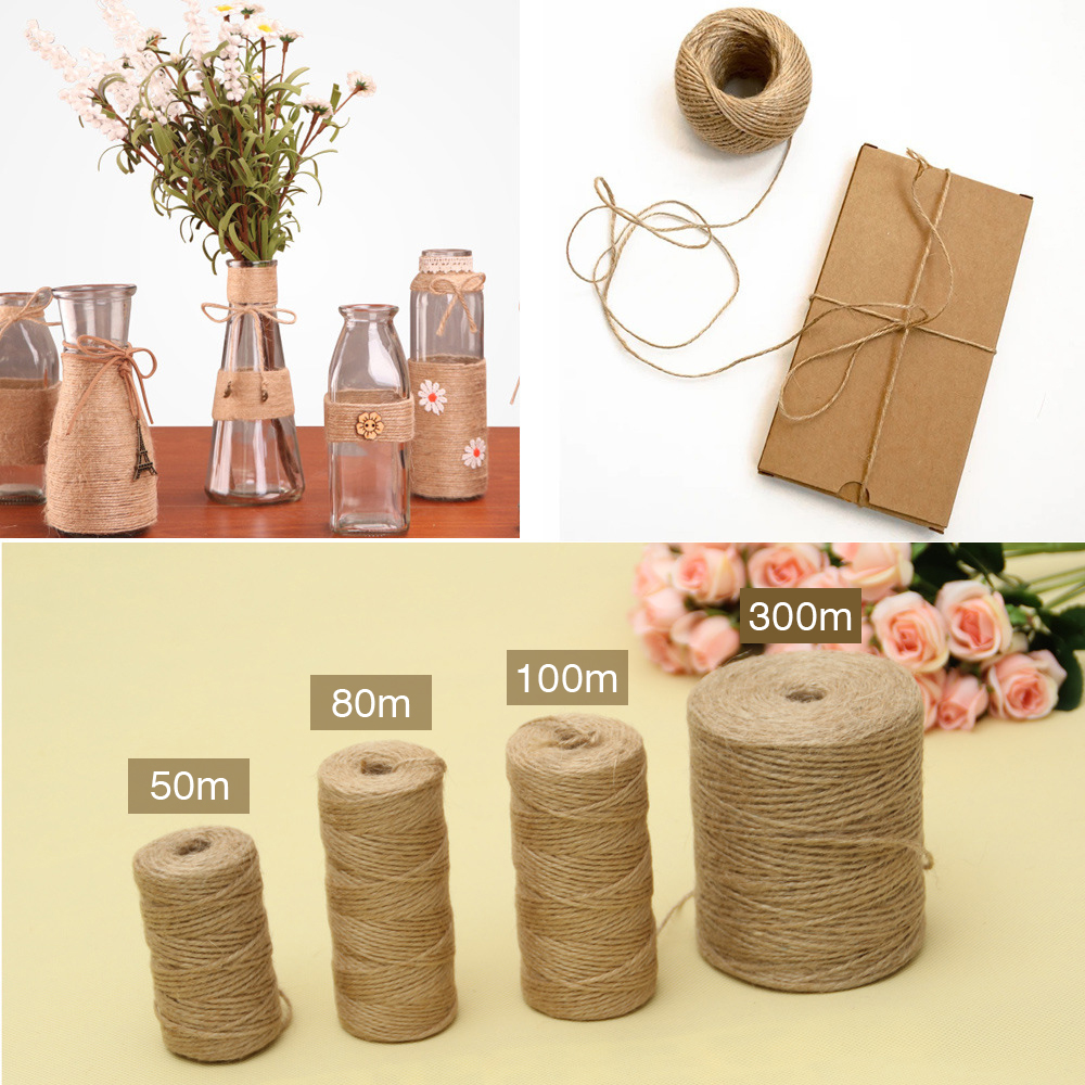50/80/100Meters Natural Vintag - Vintage Sewing Textile ulasan dan harga