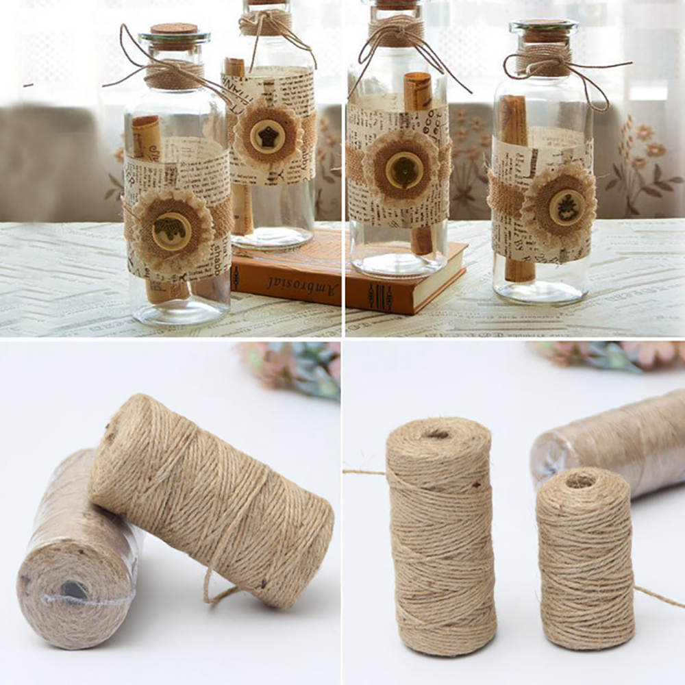 50/80/100Meters Natural Vintag - Vintage Sewing Textile ulasan dan harga