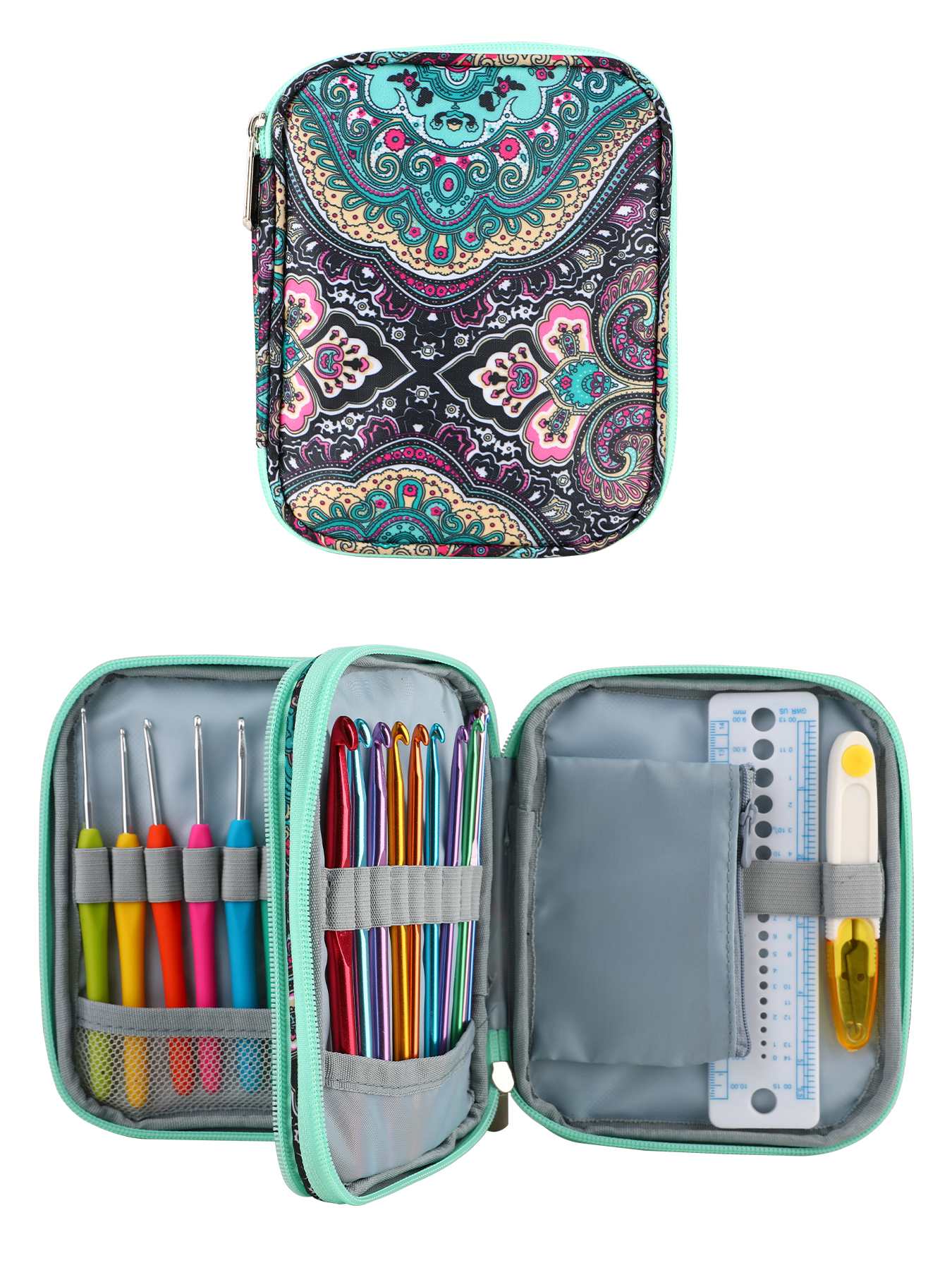 New Empty Knitting Kit Case Or - Sewing Tas ulasan dan harga