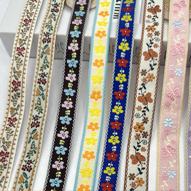 50 Yards 18-20mm Vintage Jacqu - Vintage Sewing Textile ulasan dan harga