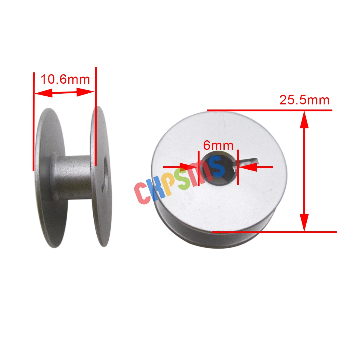 #18034AS Aluminum Large Bobbin - Industrial Textile Sewing Machine ulasan dan harga