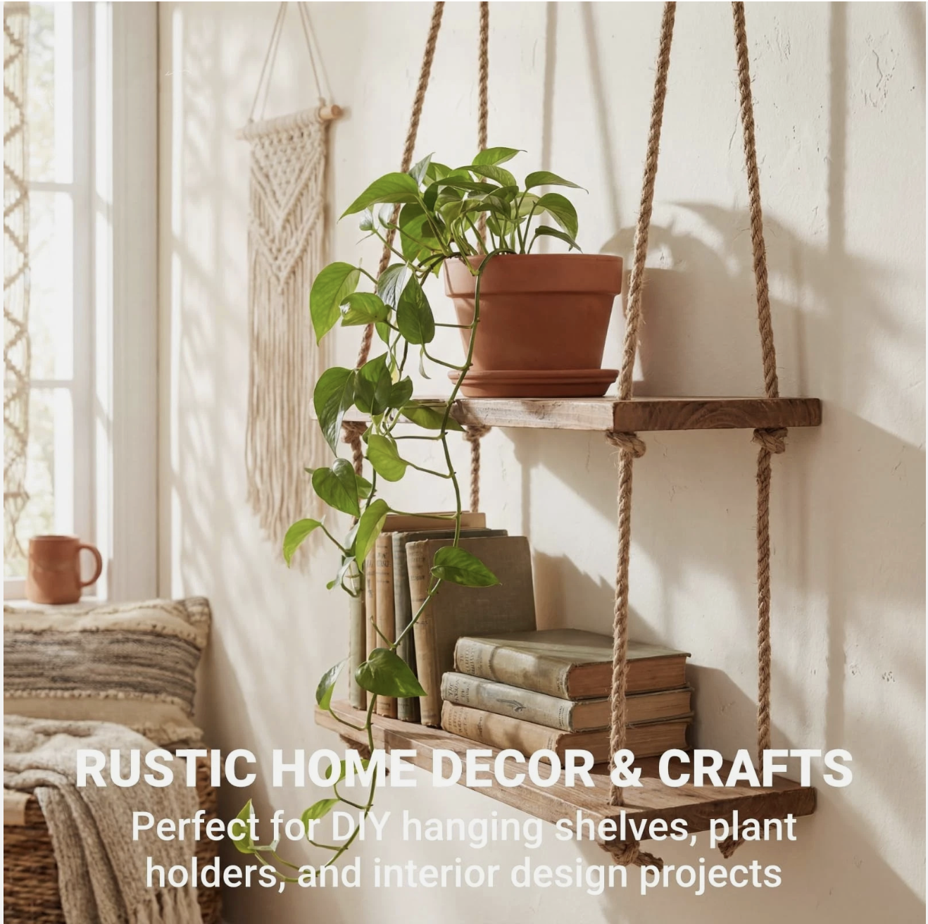 Natural Vintage Jute Rope Stri - Vintage Sewing Textile ulasan dan harga