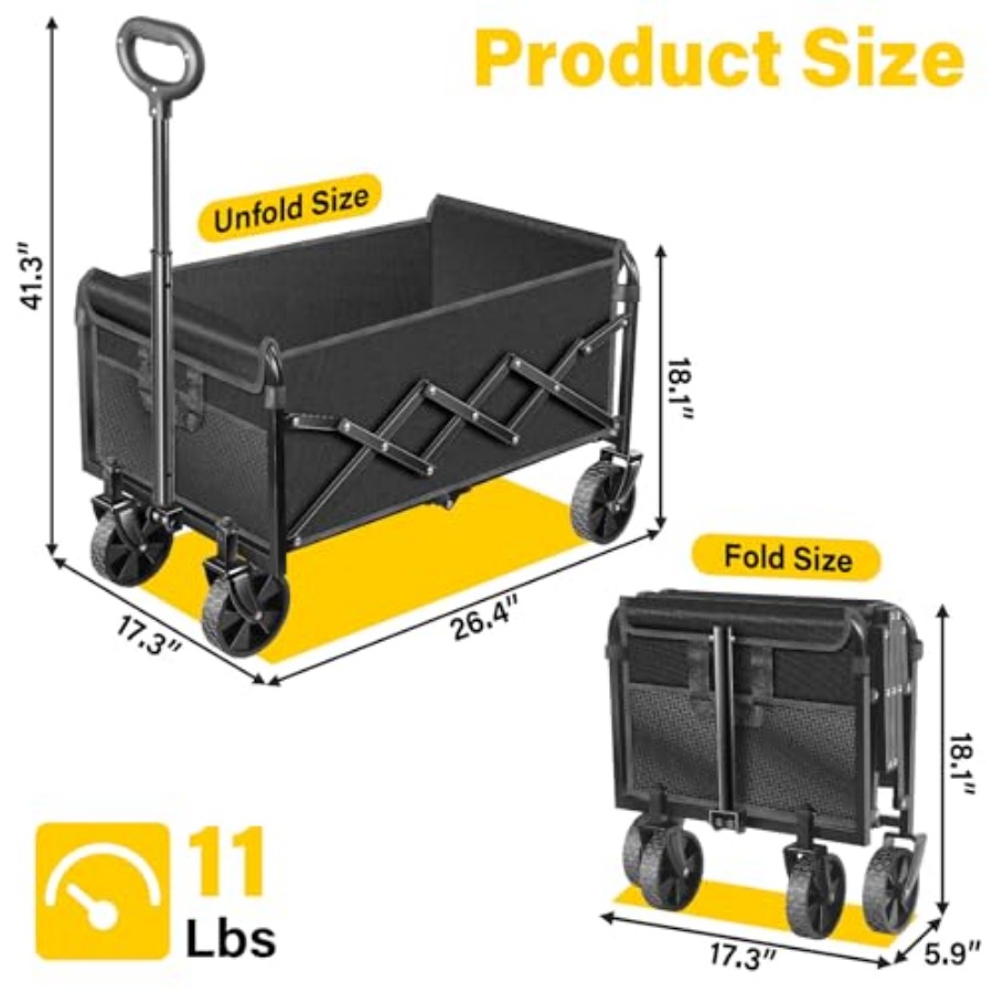 Wagons Carts Foldable, Collaps - Sewing Haul ulasan dan harga