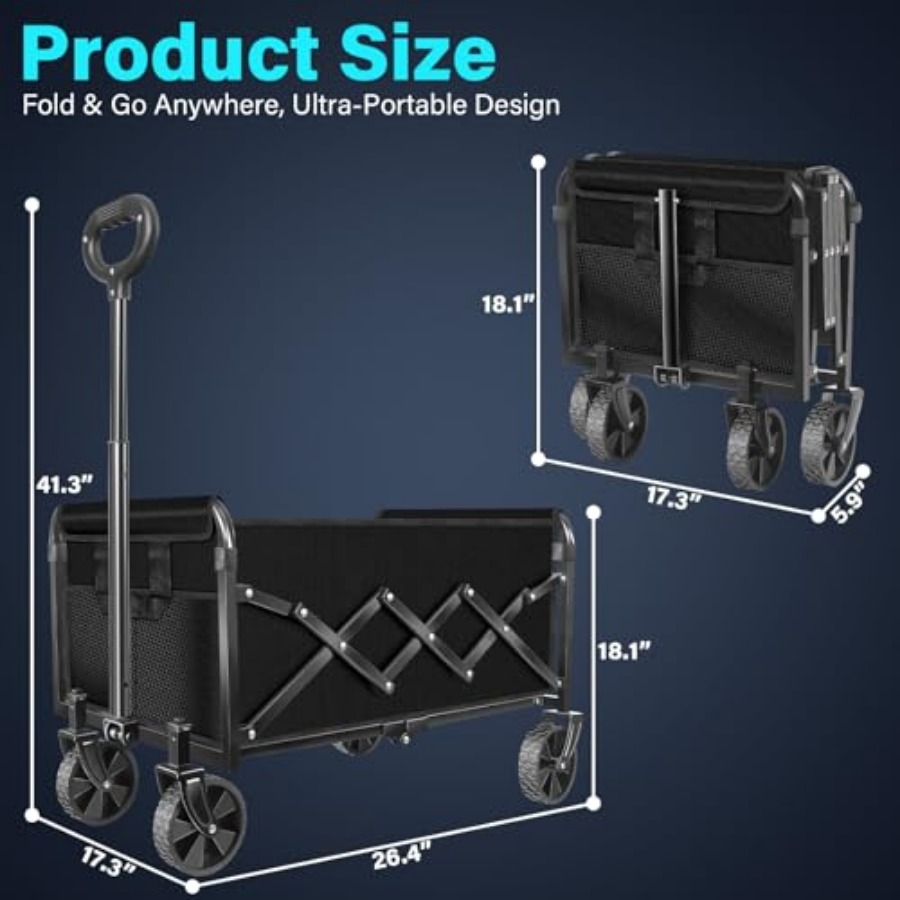 Wagons Carts Foldable, Collaps - Sewing Haul ulasan dan harga