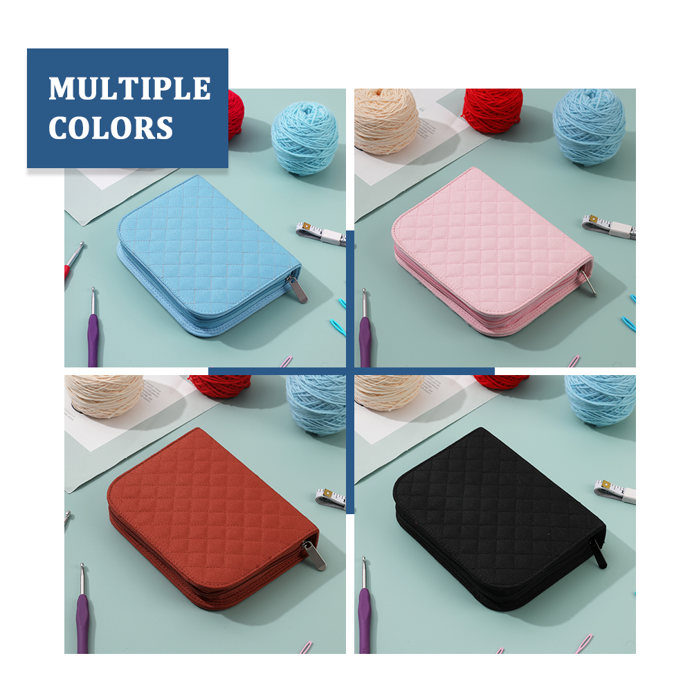 Empty Crochet Hook Storage Bag - Sewing Tas ulasan dan harga