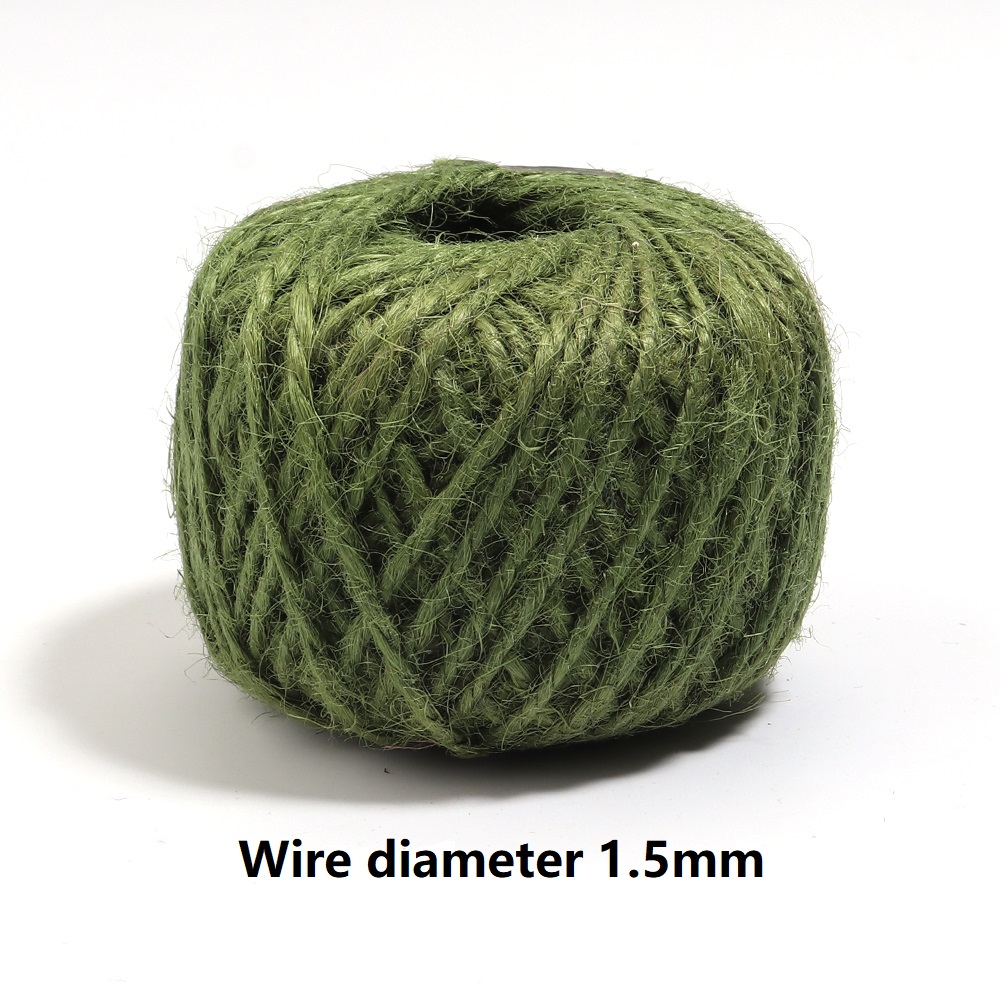 50Meter Natural Jute Ribbon Cr - Vintage Sewing Textile ulasan dan harga