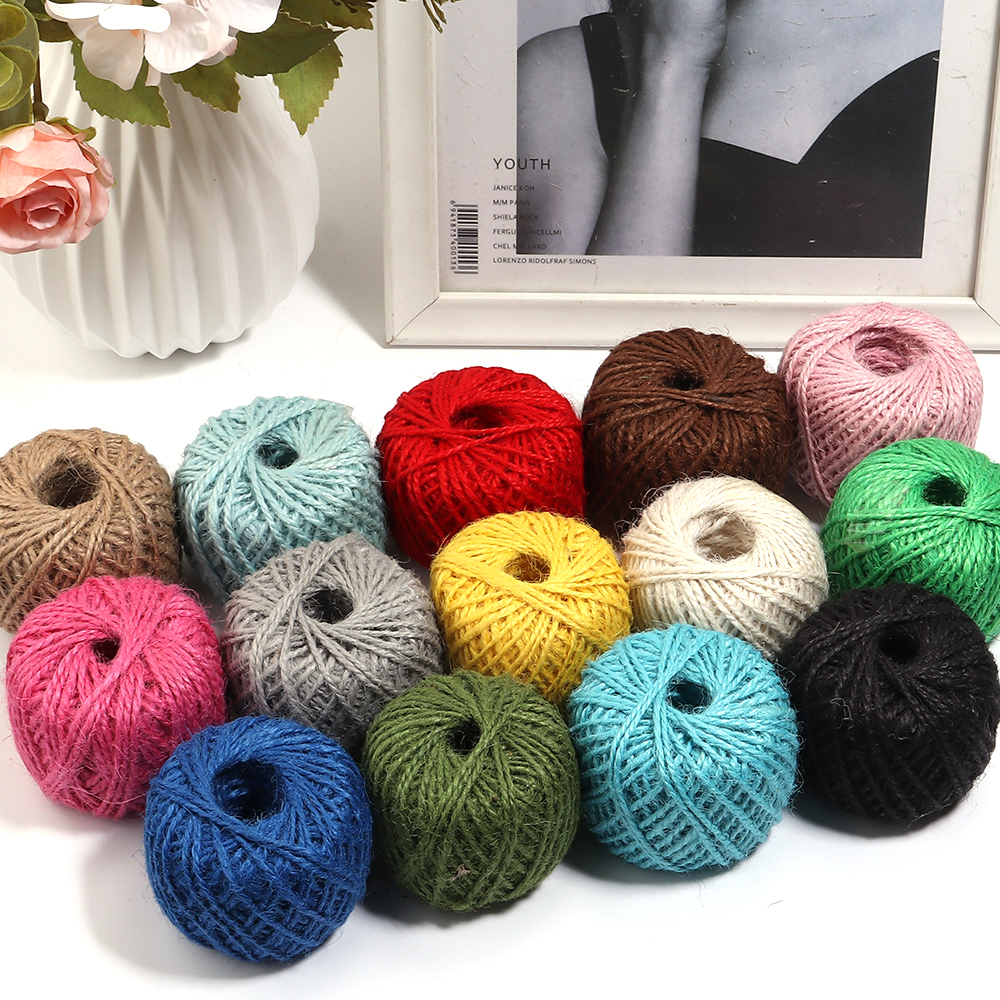 50Meter Natural Jute Ribbon Cr - Vintage Sewing Textile ulasan dan harga
