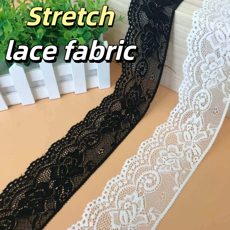 Exquisite Elastic Lace Trim, A - Vintage Sewing Textile ulasan dan harga