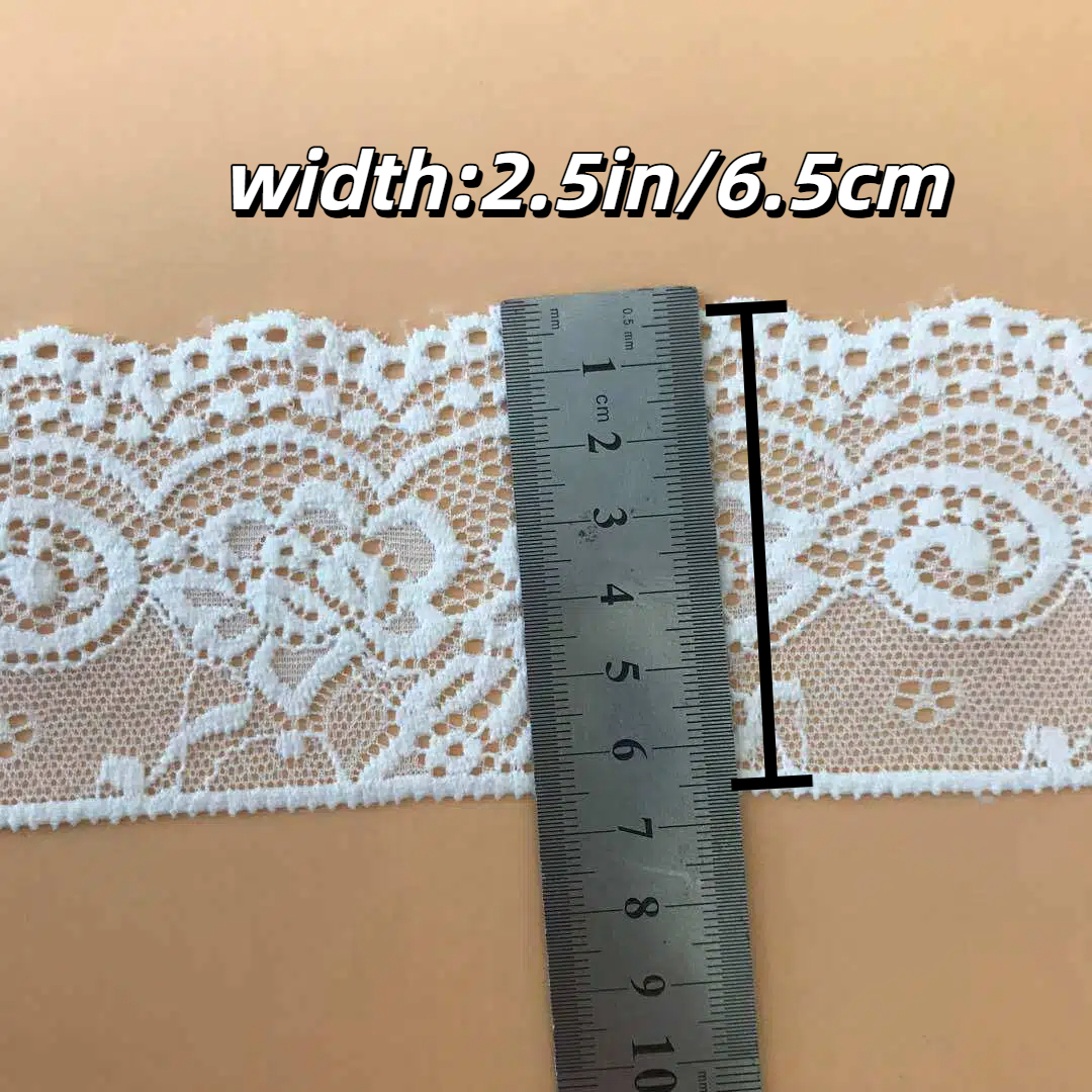 Exquisite Elastic Lace Trim, A - Vintage Sewing Textile ulasan dan harga
