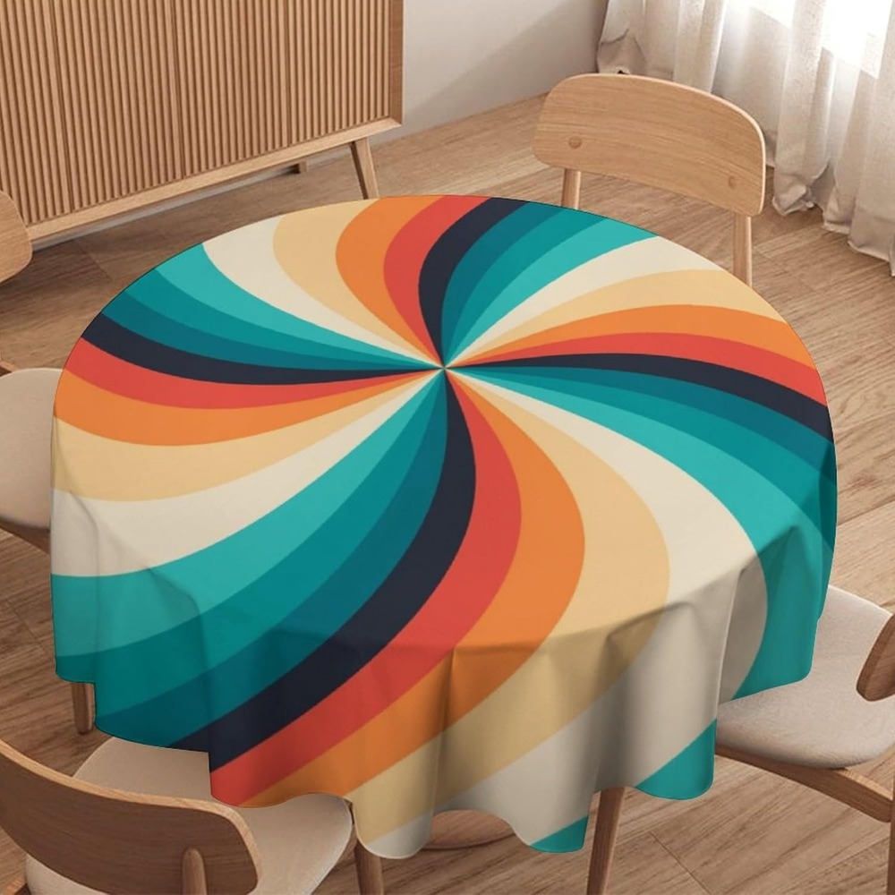 Vintage Groovy Swirl Round Tab - Century Textile & Sewing Supply Reviews ulasan dan harga
