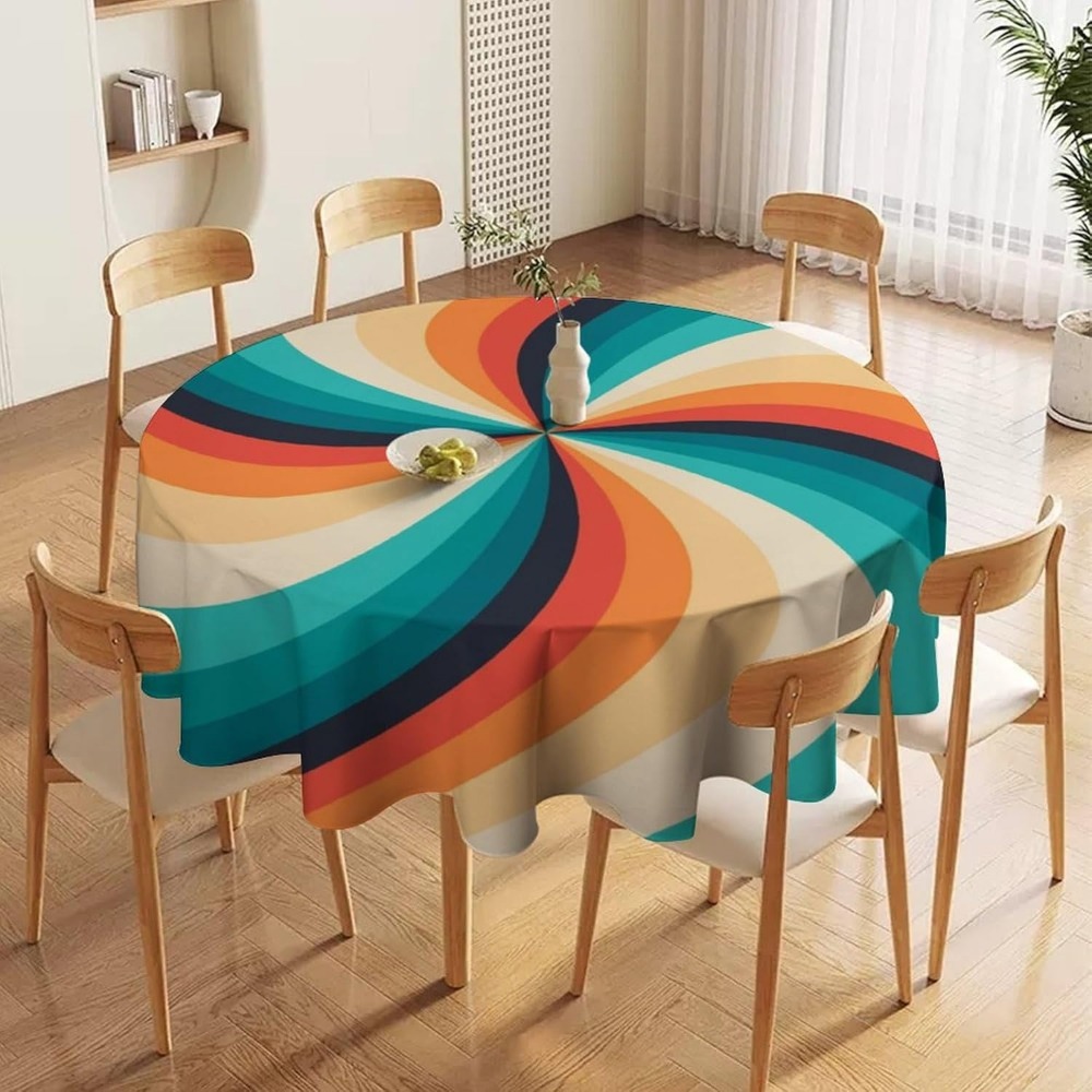 Vintage Groovy Swirl Round Tab - Century Textile & Sewing Supply Reviews ulasan dan harga