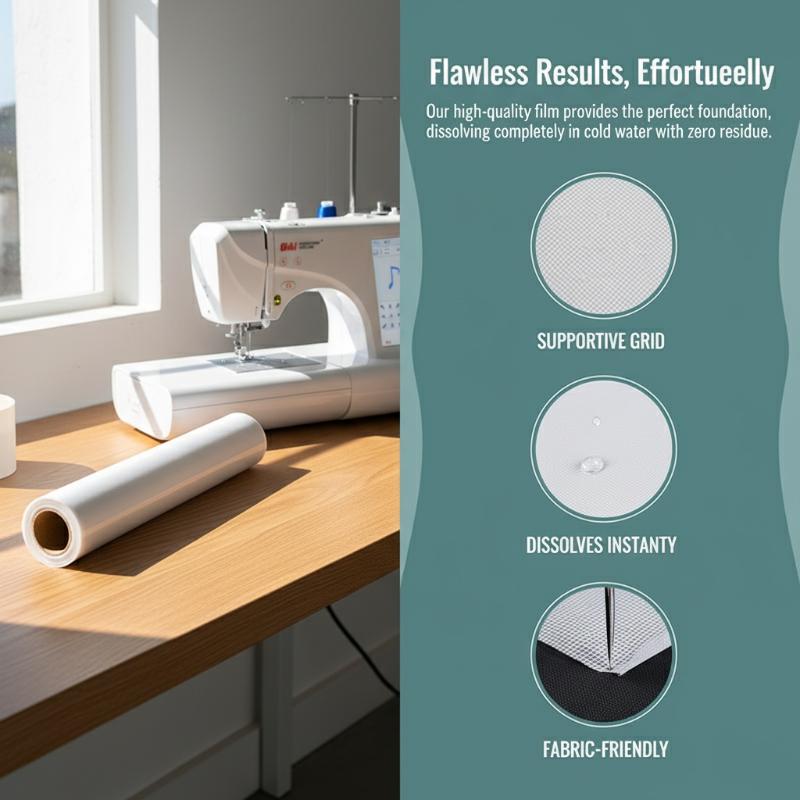 Water Soluble Embroidery Toppi - Sewing Machine For Textile ulasan dan harga