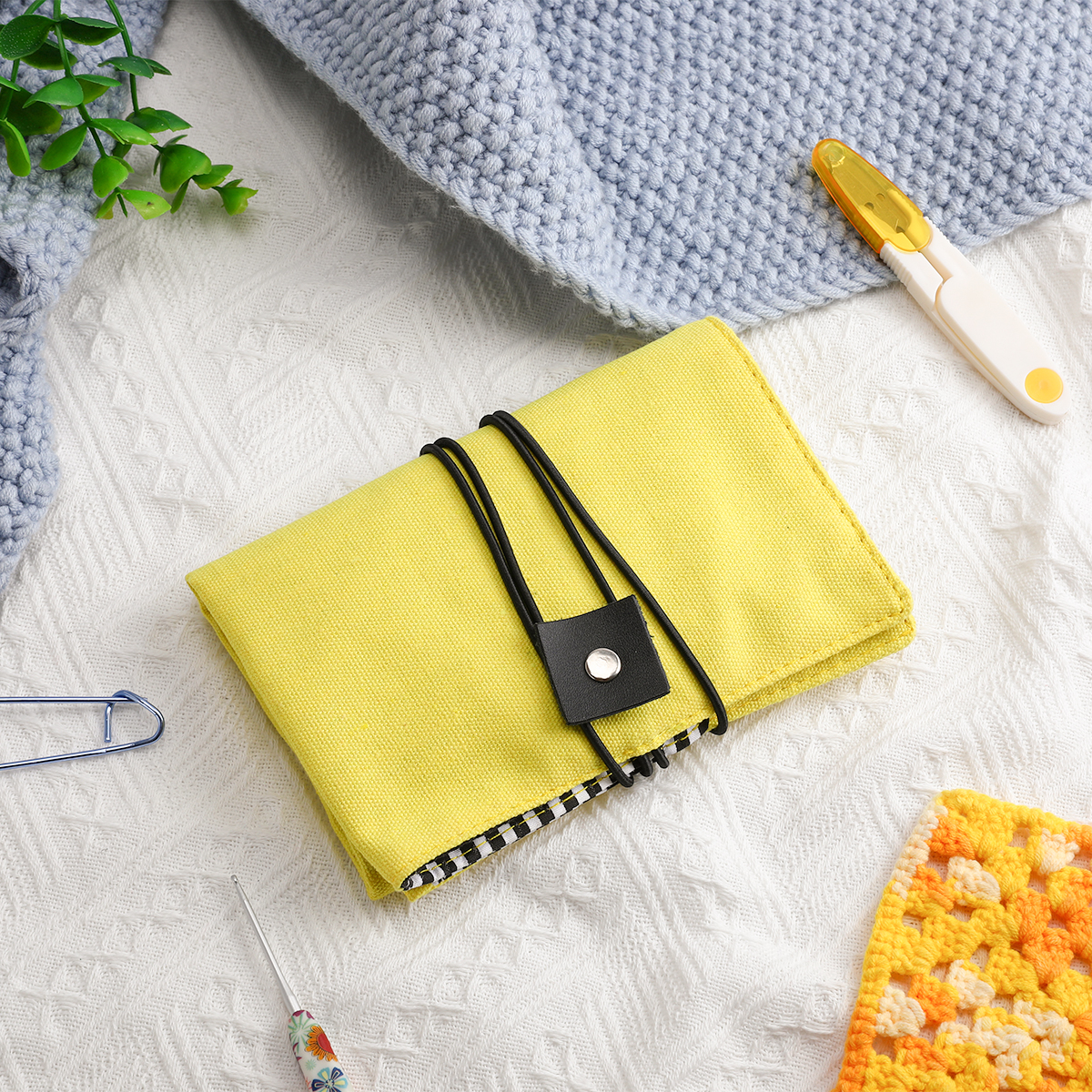 New Empty Waterproof Crochet O - Sewing Tas ulasan dan harga