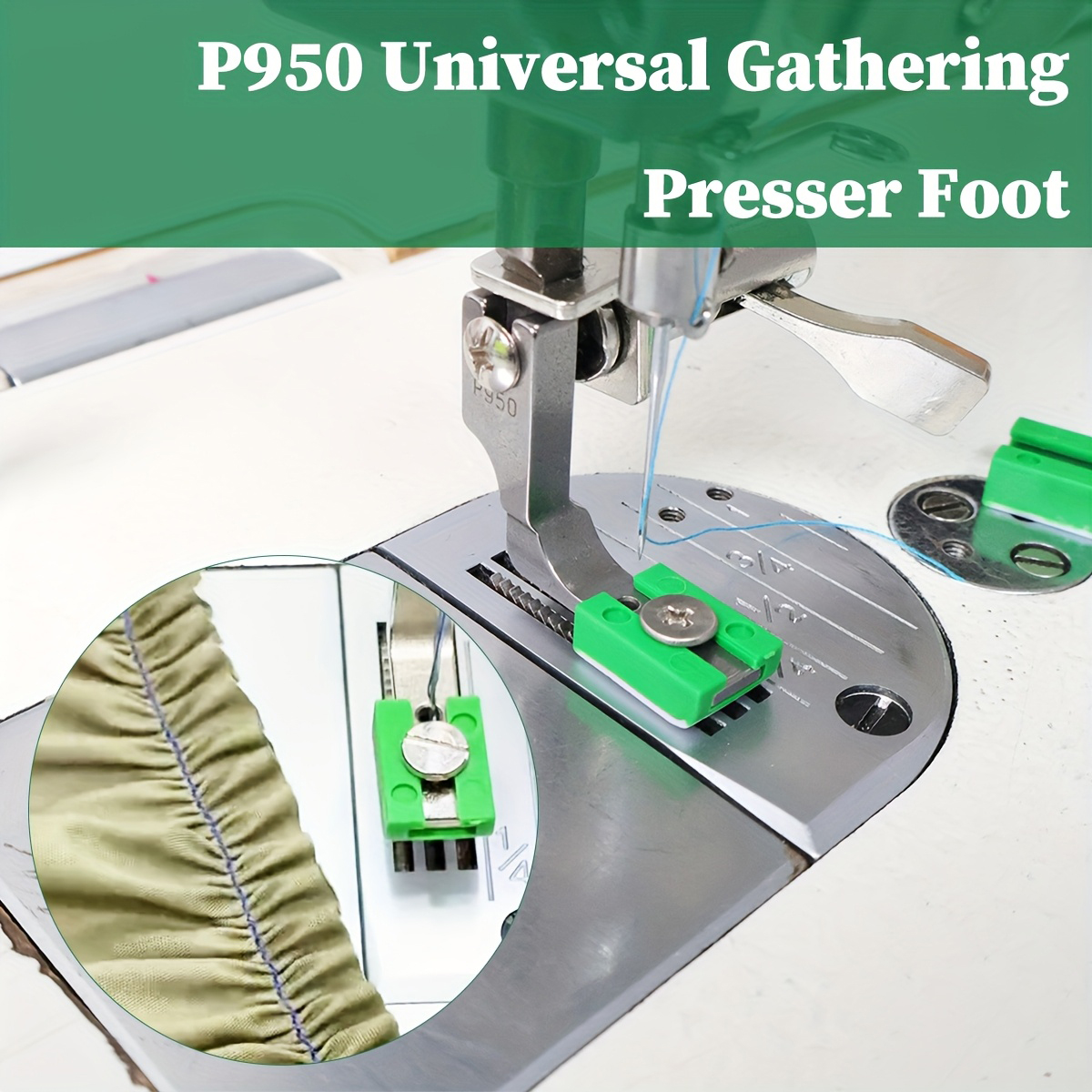 P950 Adjustable Ruffling Press - Rolled Hem Foot ulasan dan harga