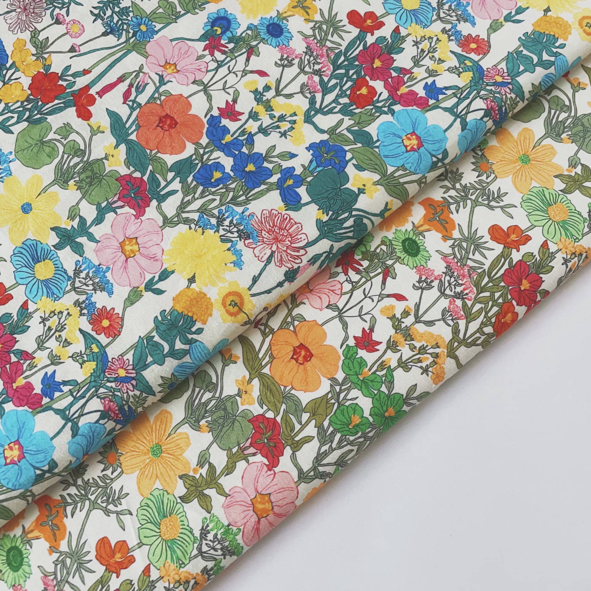 Vintage Floral Printed Cotton  - Vintage Sewing Textile ulasan dan harga